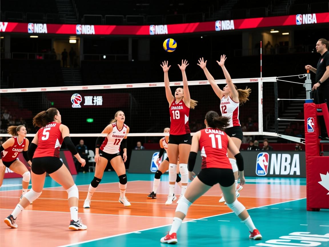加拿大女子排球队横扫对手，晋级  第3张